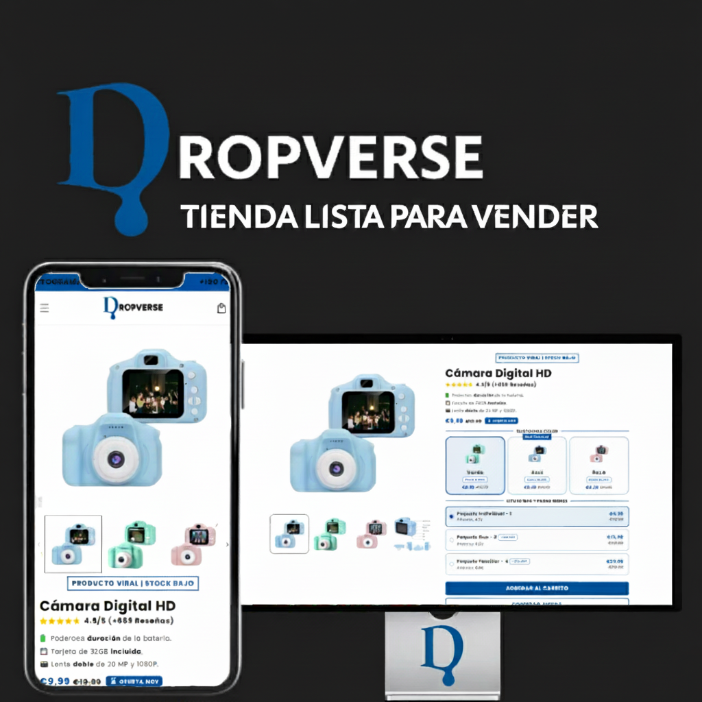 DropVerse Pro Setup - Tienda personalizada lista para vender